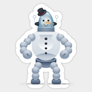 Snowbot, Snowman-Robot Hybrid Sticker